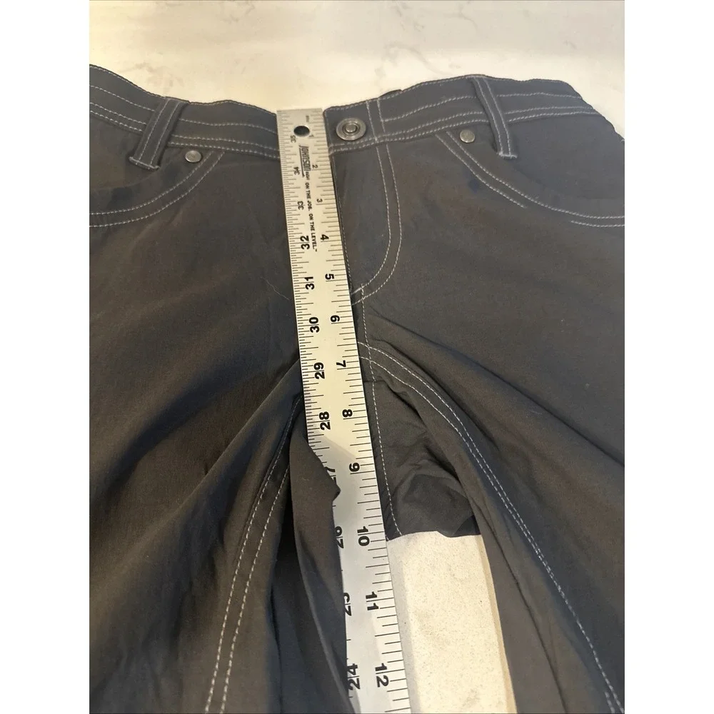 Kuhl Kliffside Pants Women's Size 2 Reg Convertible Zip Off Cargo Hiking Gray - Picture 12 of 16